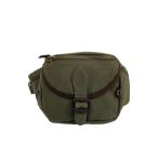 Barbour*×WACCOWACCO/ сумка-пояс / хлопок / зеленый / одноцветный //