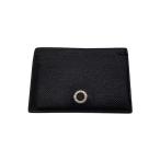 BVLGARI* футляр для карточек / кожа /BLK/ мужской 