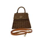 ショッピングカゴバッグ MARCHER◆カゴバッグ/--/BRW