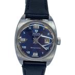 Nivada◆自動巻腕時計/アナログ/レザー/NVY/BLK