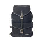 THREAD-LINE JAPAN/キャンバスフラップリュック/キャンバス/BLK/無地//