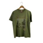 Disney◆90s/ウォルトディズニーTシャツ/M/コットン/KHK/プリント