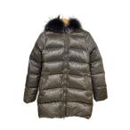 ショッピングkappa DUVETICA◆KAPPA/フードダウンコート/40/ナイロン/BRW/無地/D.037.00.MFG-1057R