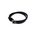 GUCCI◆スクエアGレザーブレスレット