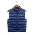 ショッピングmoncler MONCLER◆ダウンベスト/0/ナイロン/NVY/210914332105