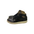 NIKE◆Air Jordan 1/ハイカットスニーカー/28.5cm/BLK/レザー/554724-042