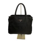 PRADA◆ハンドバッグ/ナイロン/BLK
