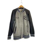 STUSSY◆スタジャン/XL/コットン/GRY