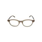 GUCCI◆メガネ/オーバル/GRY/CLR/メンズ