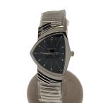 HAMILTON◆Ventura/ベンチュラ/クォーツ腕時計/アナログ/--/BLK/SLV/SS/H24411232//