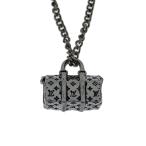 LOUIS VUITTON◆コリエ LVキーポル/ネックレス/--/SLV/トップ有/メンズ/M00914