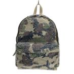ショッピングstussy STUSSY◆リュック/コットン/GRN/カモフラ/134265