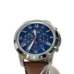 FOSSIL◆腕時計/アナログ/--/WHT/BRW/fs5210