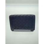 BOTTEGA VENETA◆イントレチャート/3つ折り財布/レザー/BRW/レディース