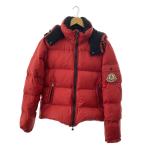 ショッピングmoncler MONCLER◆ダウンジャケット/5/ナイロン/レッド/44342/50/68959