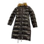 DUVETICA◆ロングダウンジャケット/38/ナイロン/BLK/無地/ALIA