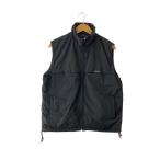 ショッピングstussy STUSSY◆90s/リバーシブル/ベスト/M/ナイロン/BLK/無地