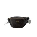 COACH* сумка-пояс _ signature _ Brown /PVC/BRW/ общий рисунок 