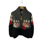 ショッピングカウチン CANADIANSWEATER◆カウチン/ボーリング/カーディガン/ウール/GRY