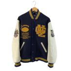 canterbury◆スタジャン/XL/ウール/NVY/0021312S43