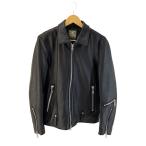 nano universe◆シングルライダースジャケット/M/羊革/BLK/NUC73L00880SH//
