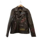 ショッピングzara ZARA◆ダブルライダースジャケット/L/--