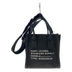 MARC JACOBS◆ショルダーバッグ/キャンバス/BLK/1780-550