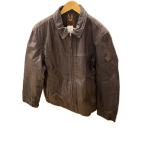 ショッピングTimberland Timberland◆レザージャケット・ブルゾン/L/牛革/BRW/無地/3434j