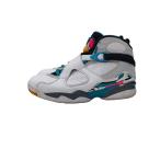 NIKE◆AIR JORDAN 8 RETRO/エアジョーダンレトロ/ホワイト/305381-113/26.5cm/WHT