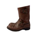 Danner◆エンジニアブーツ/--/BRW/レザー