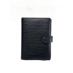 LOUIS VUITTON* Agenda PM_ epi / кожа /BLK/ мужской 