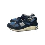 ショッピングスウェード NEW BALANCE◆ローカットスニーカー/28cm/NVY/スウェード/m990tb2