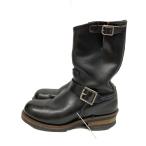 ショッピングエンジニア RED WING◆エンジニアブーツ・エンジニア/US7/BLK