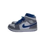 NIKE◆Jordan 1 Mid /ハイカットスニーカー/28.5cm/BLU/dq8425-014