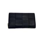 ショッピングbottega BOTTEGA VENETA◆長財布/ラウンドジップ/レザー/ブラック/メンズ