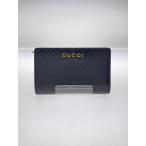 ショッピングウォレット GUCCI◆スクリプトジップアラウンドウォレット/2つ折り財布/レザー/BLK/772640・0416