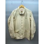 ショッピングEVISU EVISU◆ワンポイントロゴ刺繍/スイングトップジャケット/ブルゾン/コットン/CRM/日本製