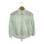LOEWE◆Trapeze Shirts//長袖シャツ/32/コットン/WHT/ストライプ/S359Y05XCB