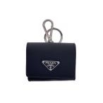 ショッピングairpods PRADA◆AirPodsケース/レザー/BLK/黒/2TT133