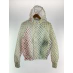 LOUIS VUITTON◆22SS/グラディエントモノグラムメッシュブルゾン/44/ポリエステル/WHT/総柄/HMB82E