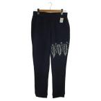 ACANTHUS◆Feather Paint SweatPants/ボトム/L/コットン/BLK/HJ2104P