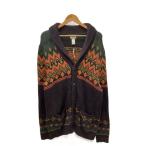 ショッピングカウチン L.L.Bean◆カウチン/カーディガン(厚手)/L/コットン/BRW/518213
