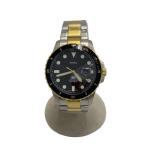 FOSSIL◆クォーツ腕時計/アナログ/ステンレス/BLK/SLV/FS6031