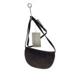 ショッピングスウェード COS◆ショルダーバッグ/スウェード/BLK//