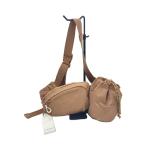 emmi* сумка-пояс / нейлон /PNK/ одноцветный /13WGB202301/3way поясная сумка 