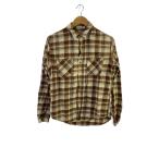 SUGAR CANE◆ネルシャツ/M/コットン/BRW/チェック