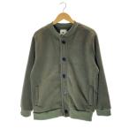 ショッピングカシミア FRANKLIN MUSK◆タグ付/カシミヤフリースジャケット/1/カシミア/カーキ