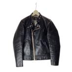 Schott◆茶芯/SPECIAL DOUBLE BREAST RIDERS/ライダース/S/牛革/782-5150005