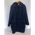 KANSAI YAMAMOTO*OLD/JEANS/ подкладка noba проверка / полупальто "даффл коут" /L/ шерсть /NVY