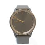 GARMIN◆スマートウォッチ/デジアナ/GLD/BEG